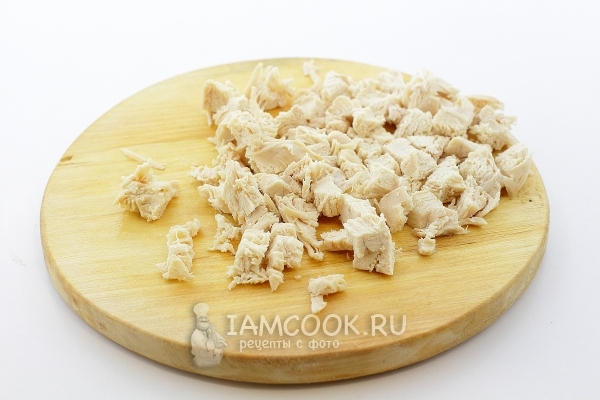 Порезать куриное филе