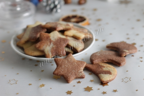 Рецепт мраморного печенья