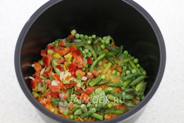 Обжарка овощей