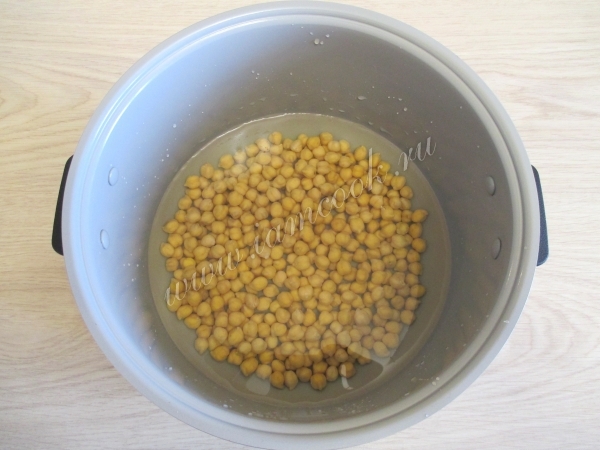 Отварить нут