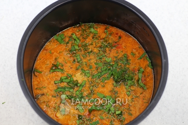 Тушение трески с овощами в мультиварке