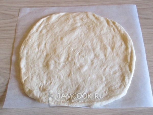 Раскатать тесто в круг