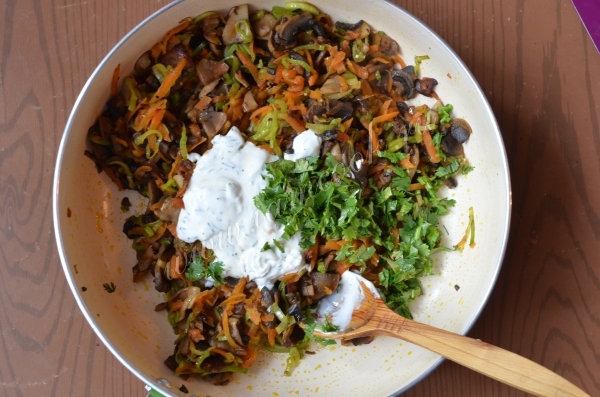 Добавить зелень