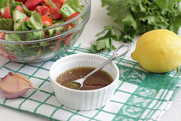 Сладкий соус для салата