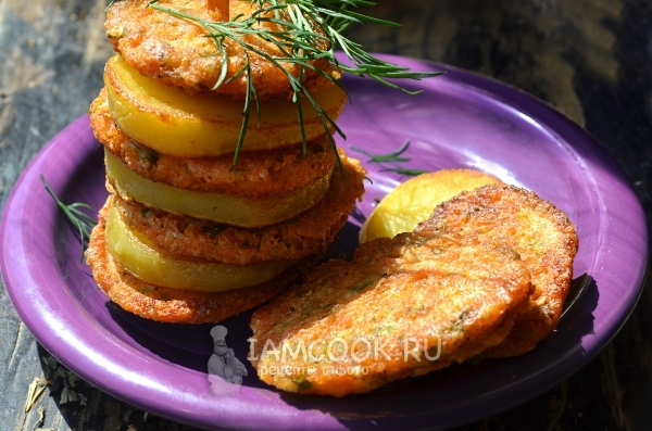 Готовые мини-котлеты из икры карася