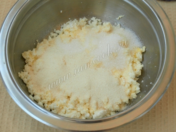 Творог с сахаром