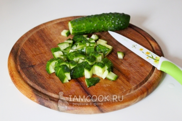 Огурец порезать