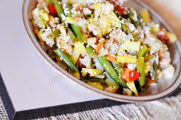 Рецепт рагу с кунжутной пастой