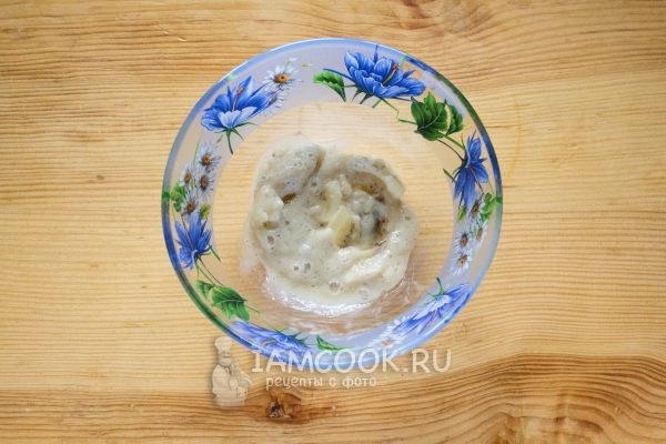 Измельчить банан