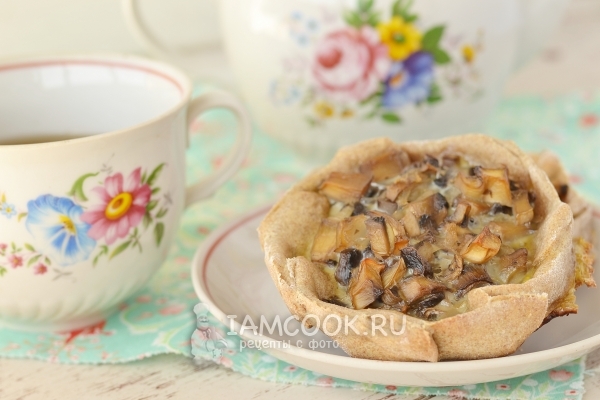 Рецепт перепечей с грибами