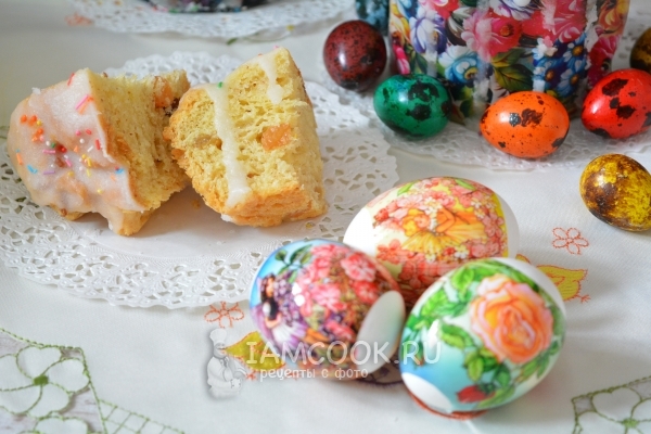 Рецепт кулича с миндалем и лимонной цедрой