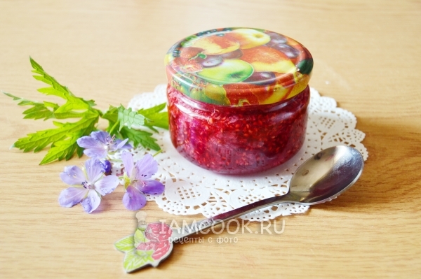 Фото варенья из малины без варки на зиму