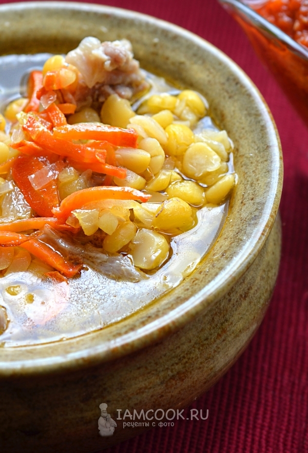 Рецепт горохового супа с говядиной