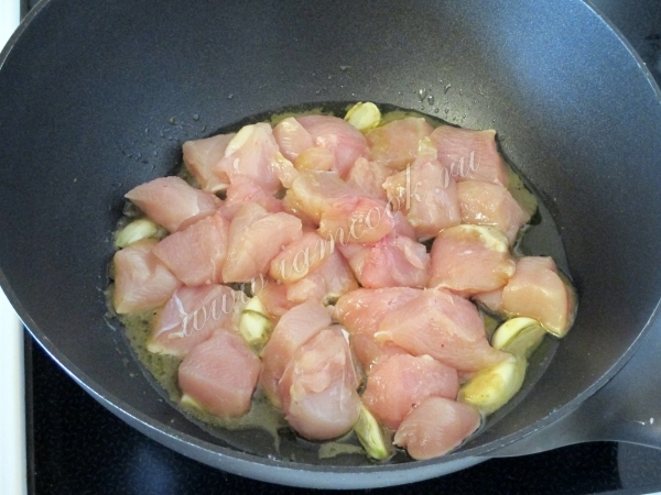 Обжаренное куриное филе