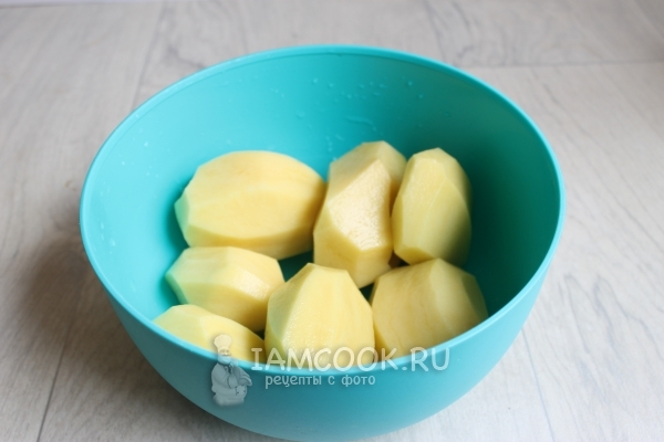 Очистить картофель