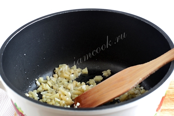 Обжарка имбиря