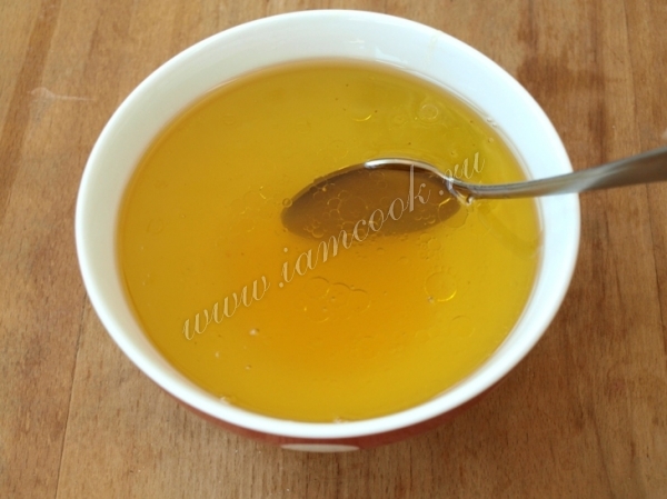 Растительное масло с медом