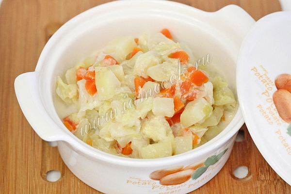 Рецепт овощного рагу в мультиварке