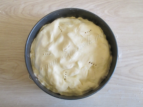 Укрыть начинку тестом