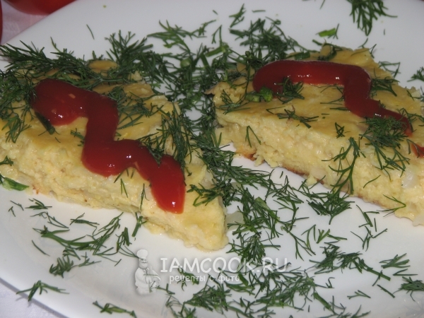 Рецепт пирога с кабачком и творогом в духовке