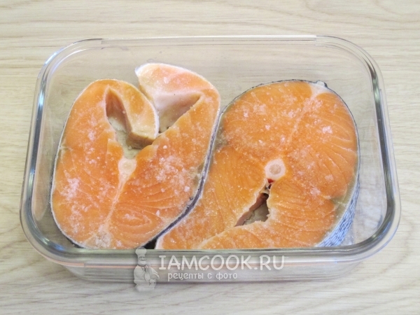 Стейки семги