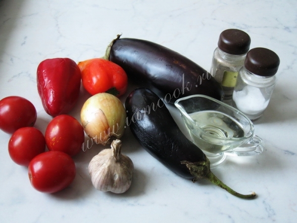 Ингредиенты для аджапсандали