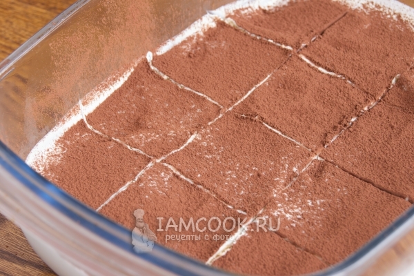 Рецепт сметанного десерта с песочным печеньем