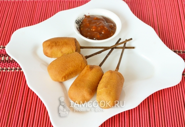 Рецепт cосисок в кляре