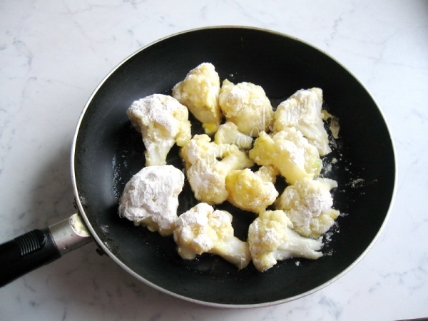 Обжаривание капусты на сковороде