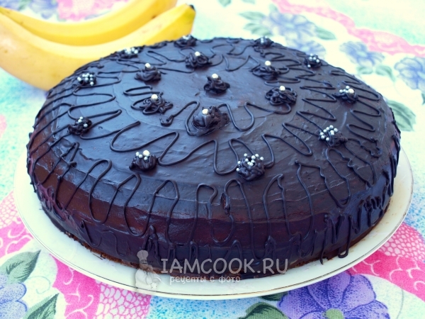 Украсить торт шоколадной глазурью