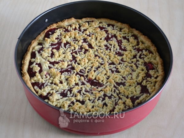 Рецепт пирога с брусникой