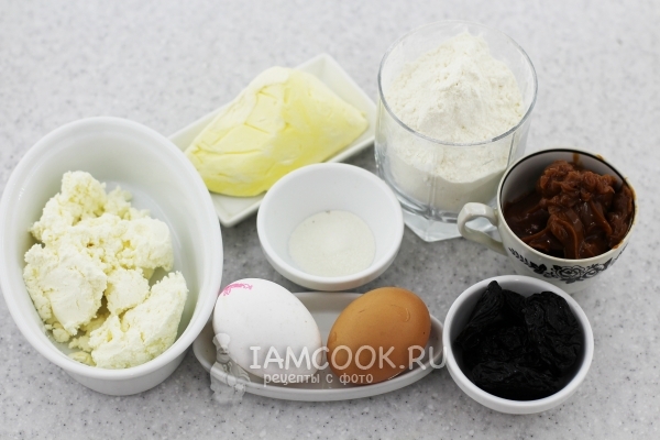 Ингредиенты для маффинов с творогом