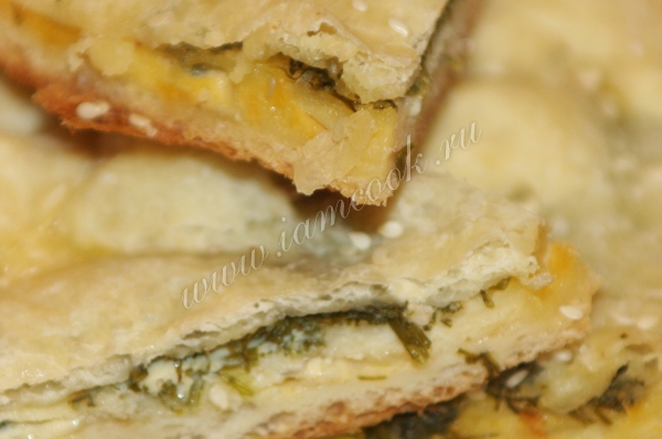 Луковый пирог, фото