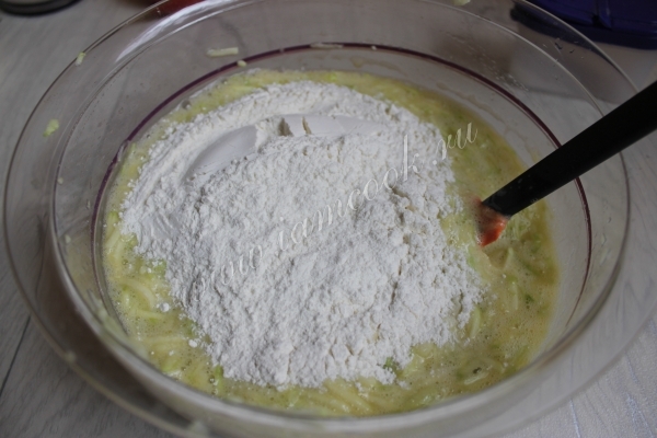 Кабачковое тесто