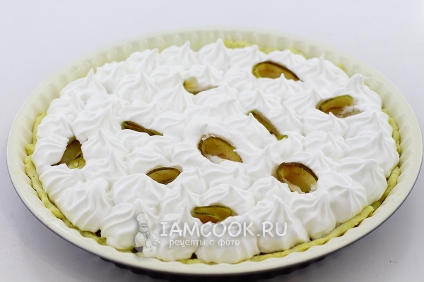 Рецепт песочного пирога с грушей