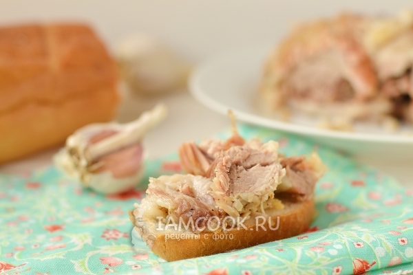 Рецепт рулета из свиной рульки