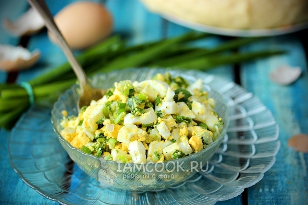 Фото начинки для пирожков с луком и яйцом