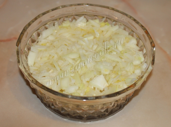 3 слой салата мимоза