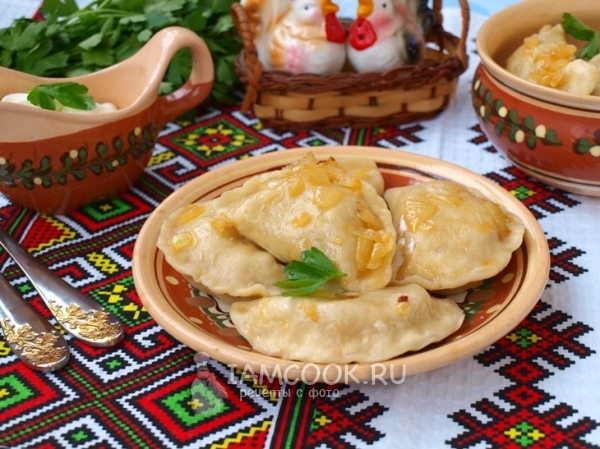 Фото вареников с капустой