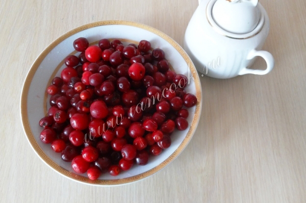 Ингредиенты для вишнёвого варенья