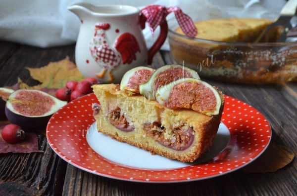 Рецепт пирога с инжиром