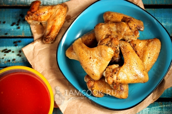 Крылышки жареные