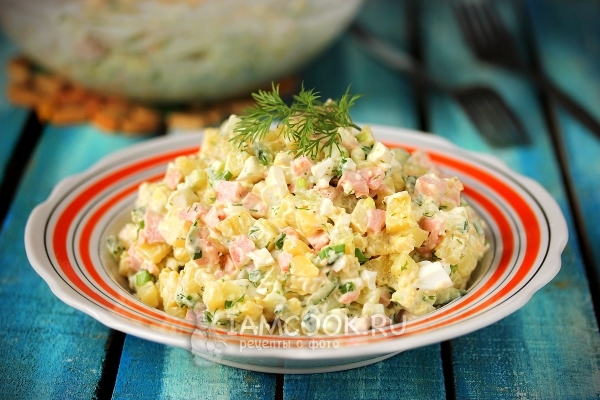 Рецепт салата Окрошка