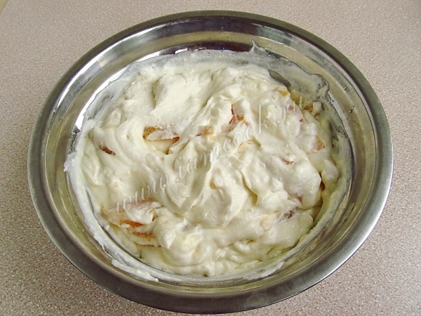 Творожно-апельсиновая смесь