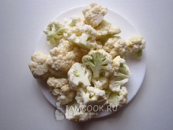 Помыть цветную капусту
