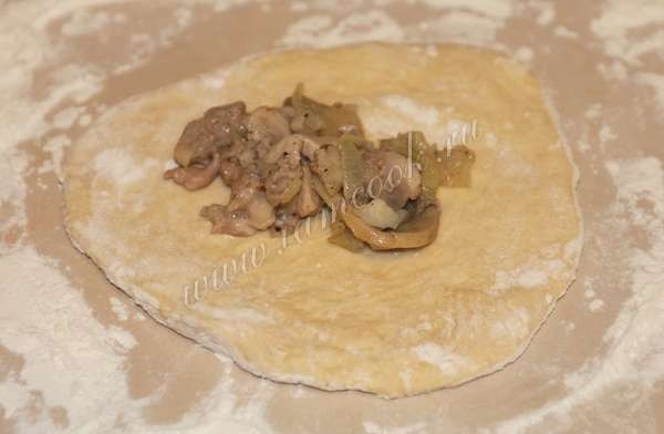 Начинка на тесте