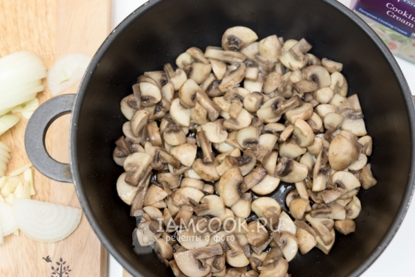 Обжарка грибов