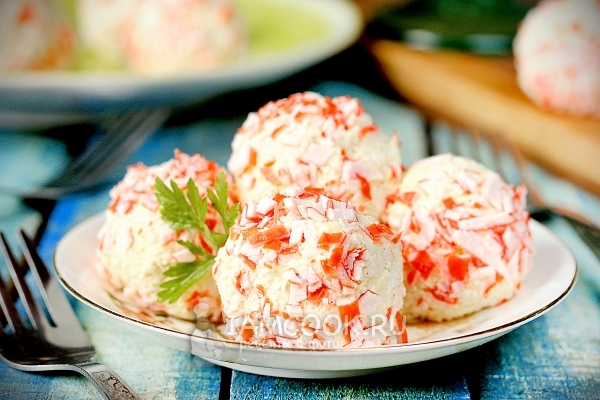 Фото крабовых шариков