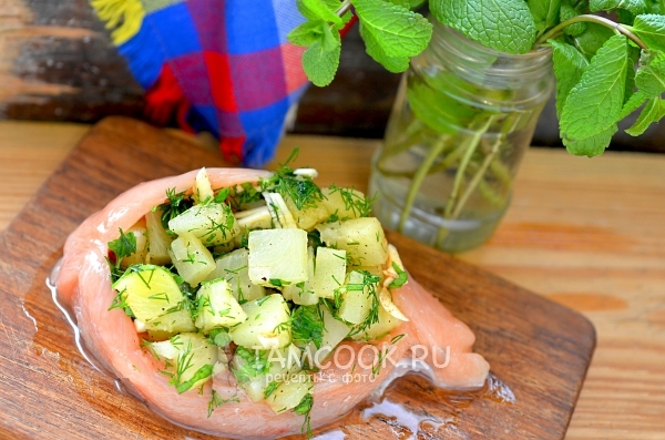 Положить начинку