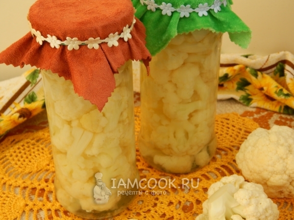 Фото цветной капусты на зиму